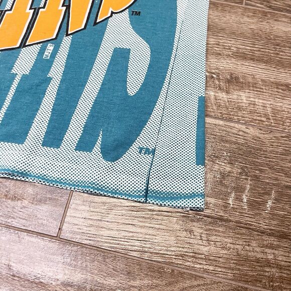 Vintage 90s 1994 Miami Dolphins AOP Banned Logo Large USA  Magic Johnson - Picture 16 of 16